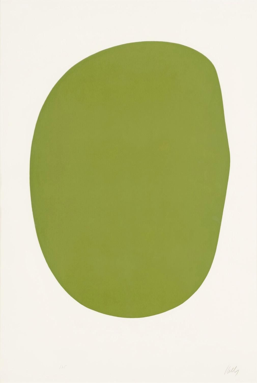 Ellsworth Kelly Green (Signed Print) 1965 | For Sale