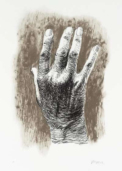 The Artist's Hand I - Signed Print by Henry Moore 1980 - MyArtBroker