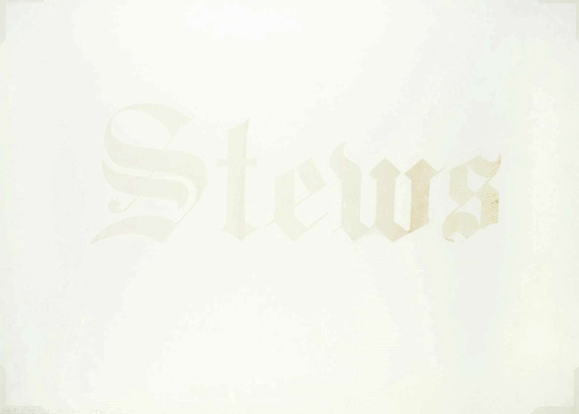 Ed Ruscha: Stews - Signed Print