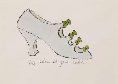My Shoe Is Your Shoe - Print by Andy Warhol 1955 - MyArtBroker
