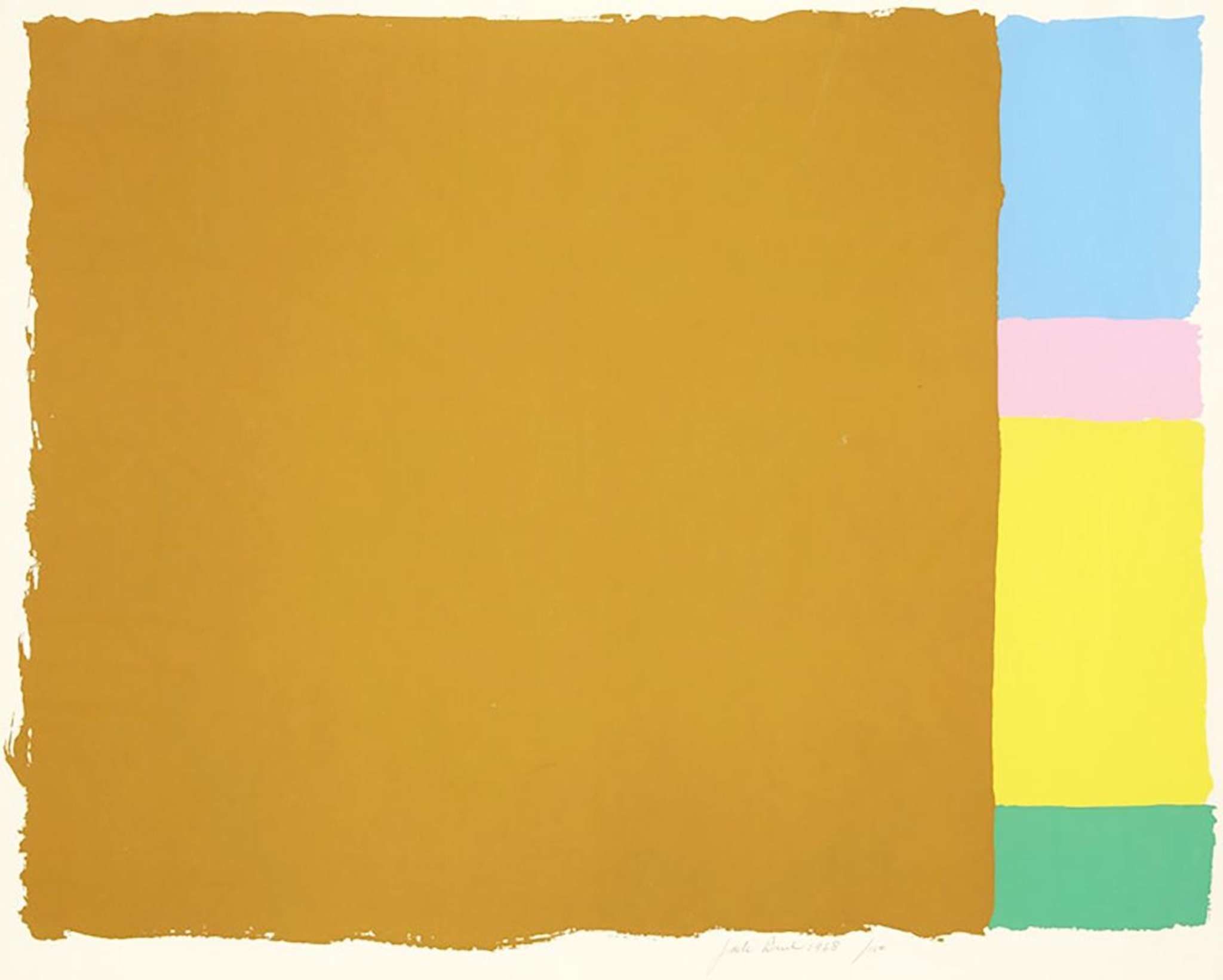Jack Bush Friday Morning (Signed Print) 1968 | MyArtBroker