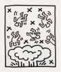 Keith Haring: Drawings For Atomic Book II - Signed Work on Paper