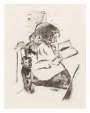 Marc Chagall: Die Grossmutter (Mein Leben) - Signed Print
