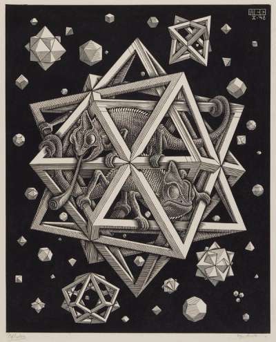 Stars - Signed Print by Maurits Cornelis Escher 1948 - MyArtBroker