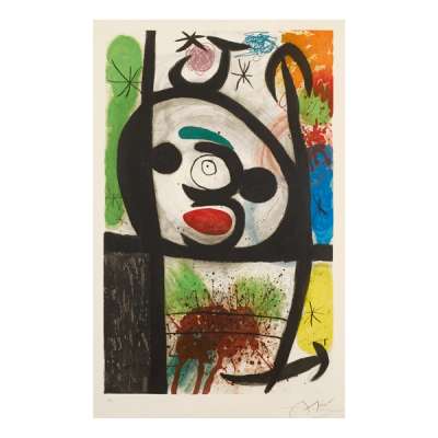 La Femme Toupie - Signed Print by Joan Miro 1974 - MyArtBroker