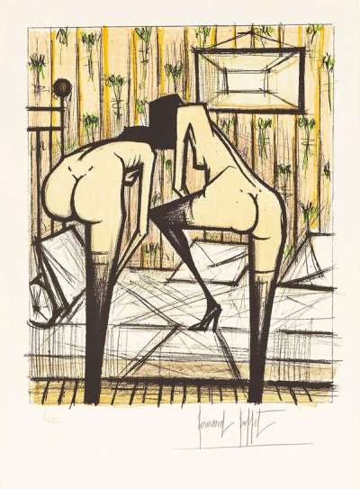 Jeux De Dames VII - Signed Print by Bernard Buffet 1970 - MyArtBroker