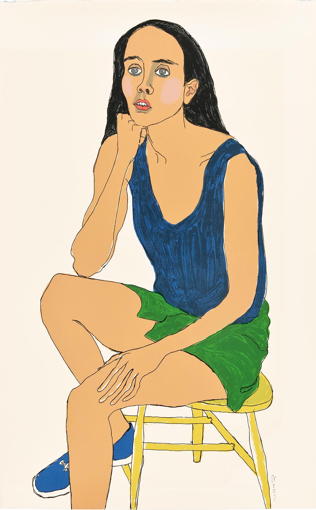 Alice Neel Ginny (Signed Print) 1976 | MyArtBroker