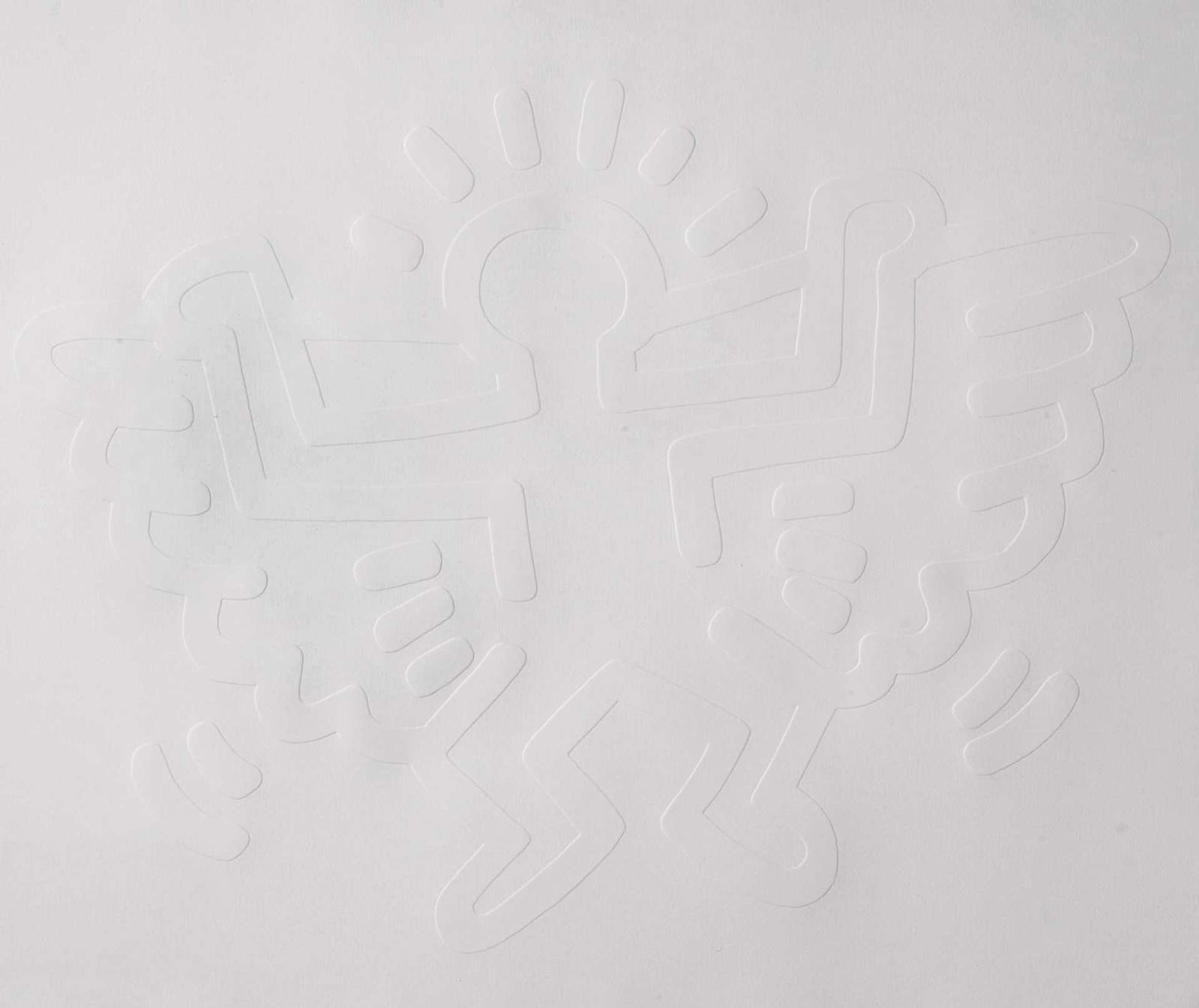 Angel (white) by Keith Haring