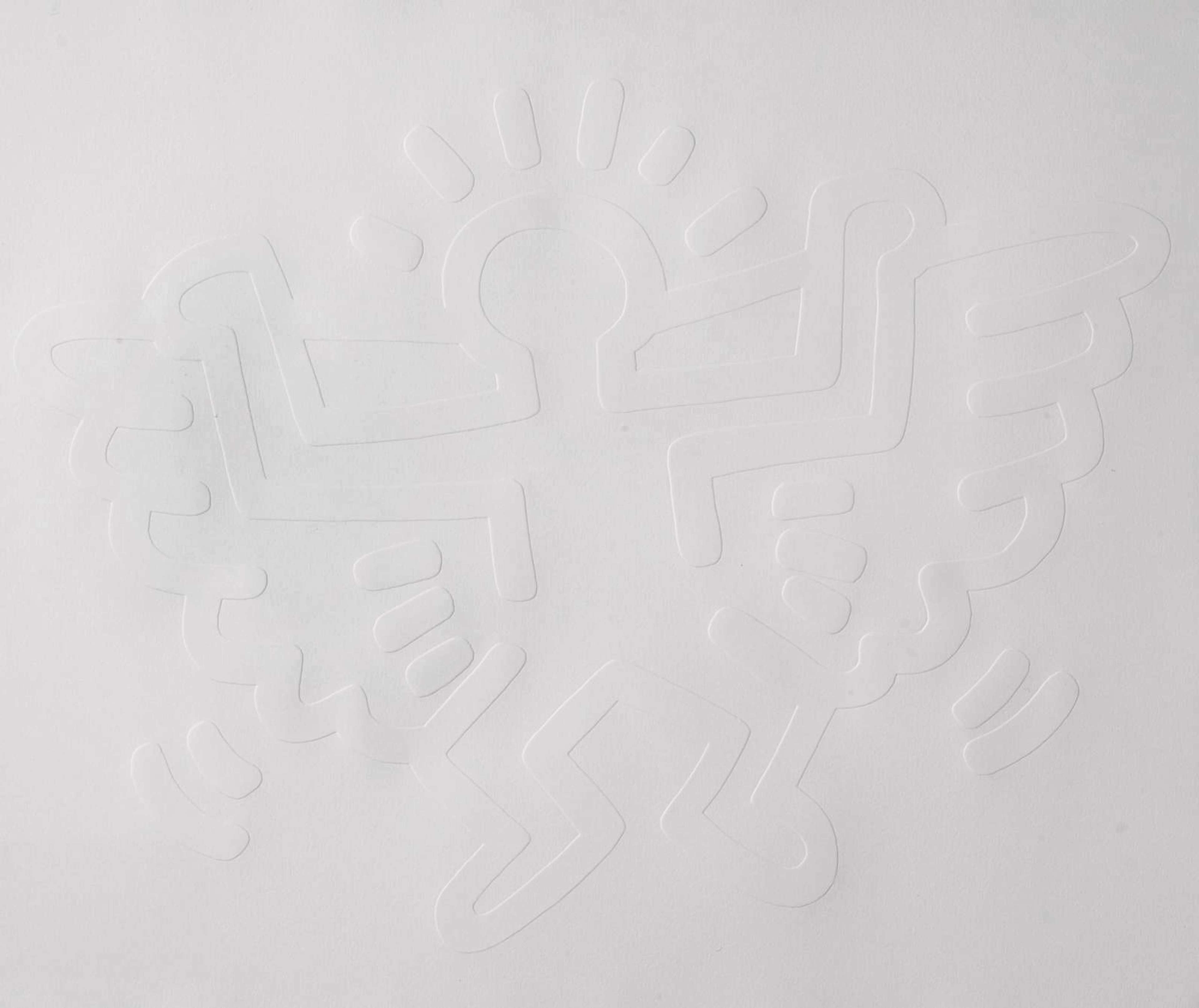Angel (white) by Keith Haring