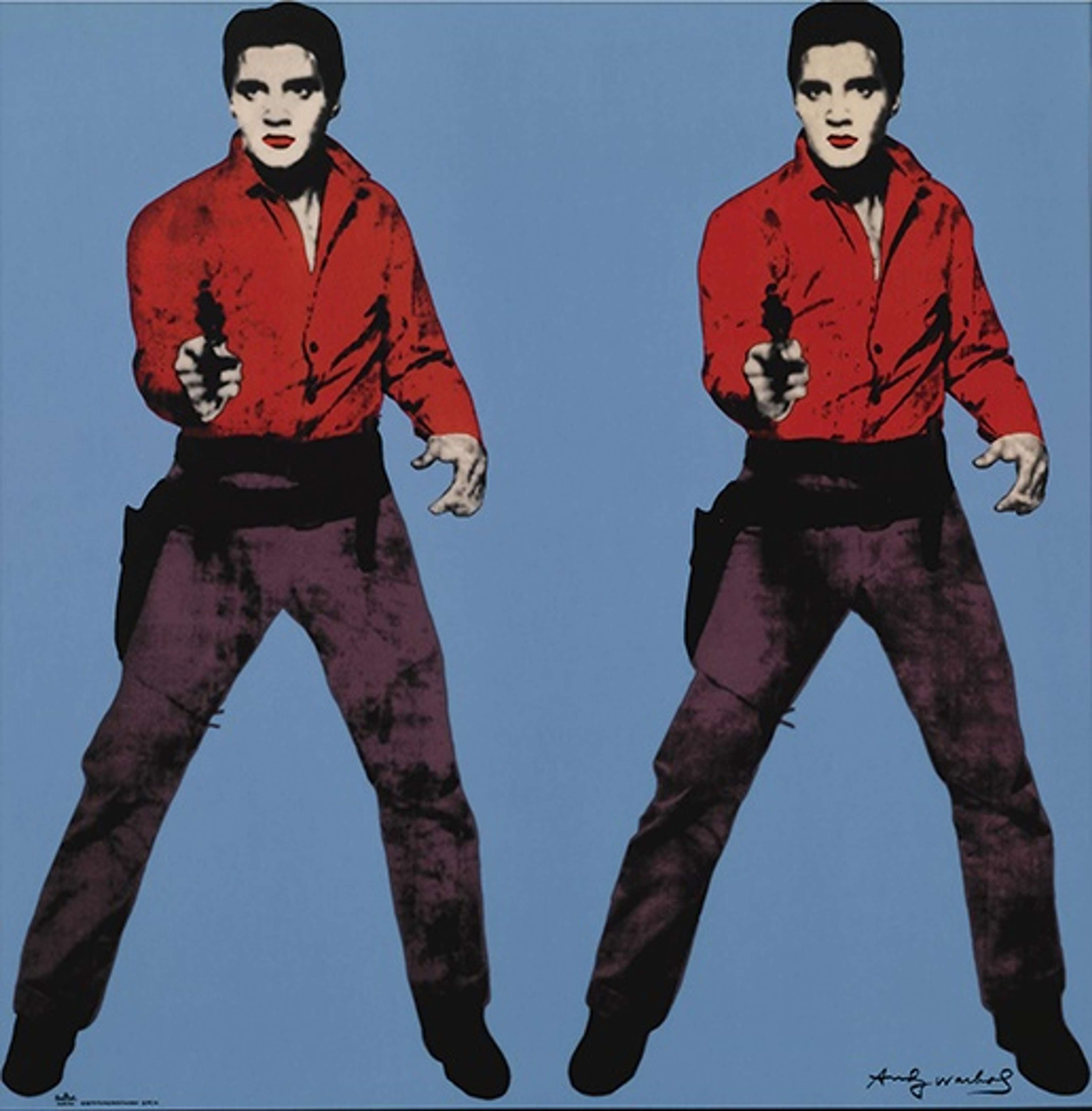 Elvis Blue by Andy Warhol © Sotheby's