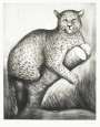 Henry Moore: Leopard - Signed Print