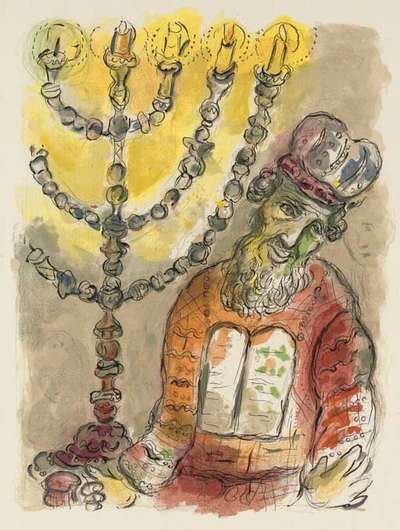 Thou Shalt Anoint Aaron - Unsigned Print by Marc Chagall 1966 - MyArtBroker