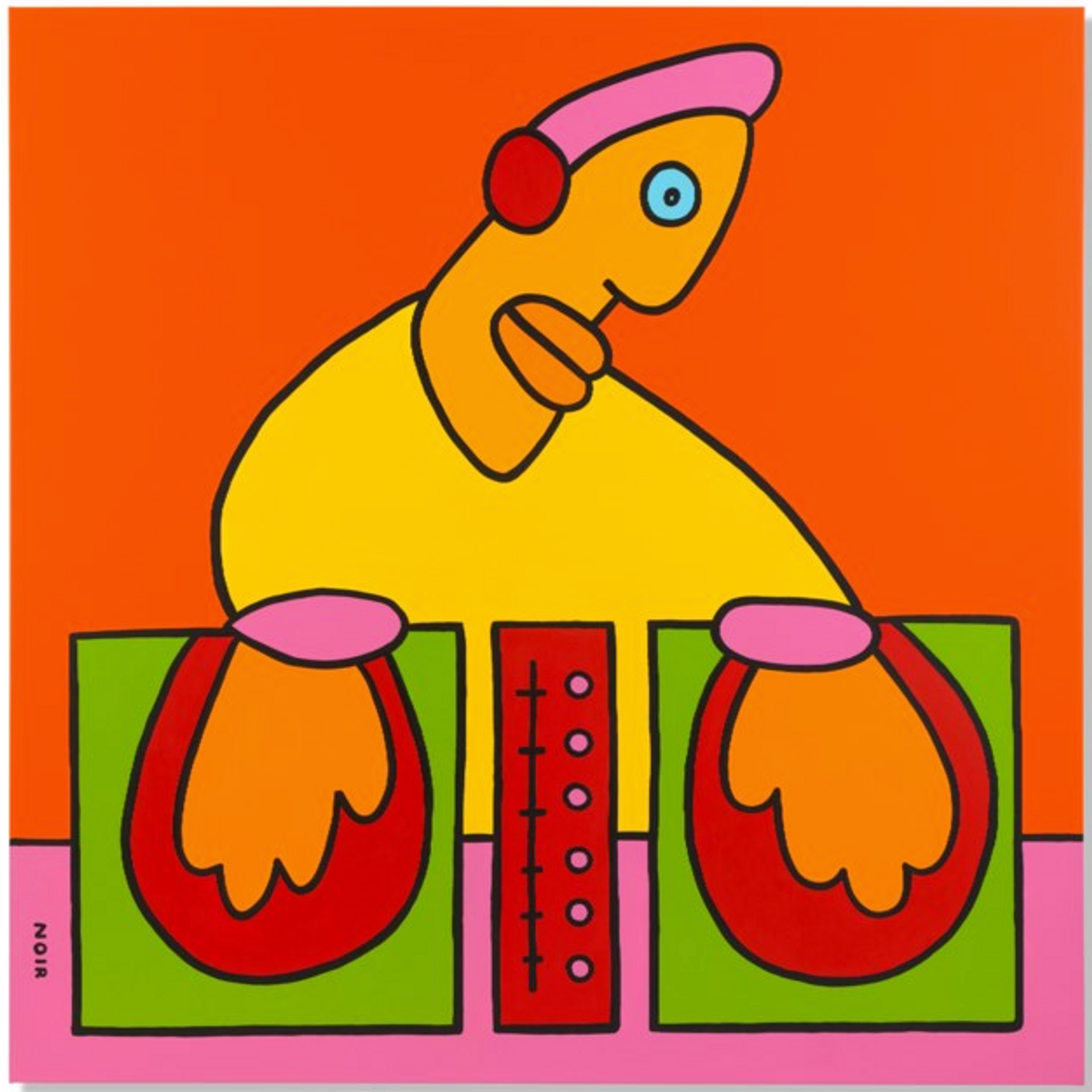 Perfect Light Over The Dancefloor by Thierry Noir - Christie's 2023 