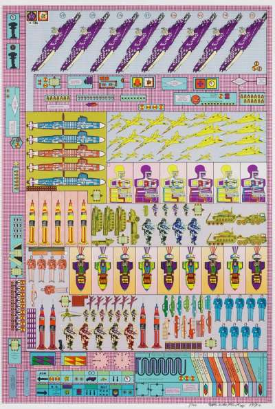 Zero Energy Experimental Pile 5 - Signed Print by Eduardo Paolozzi 1970 - MyArtBroker