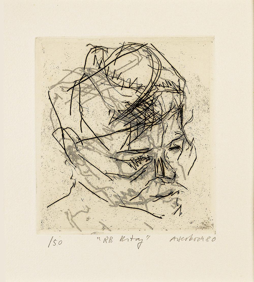Frank Auerbach R.B. Kitaj (Signed Print) 1990 | MyArtBroker Frank Auerbach R.B. Kitaj (Signed Print) 1990 | MyArtBroker