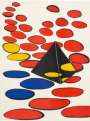 Alexander Calder: Black Pyramid With Circles - Signed Print