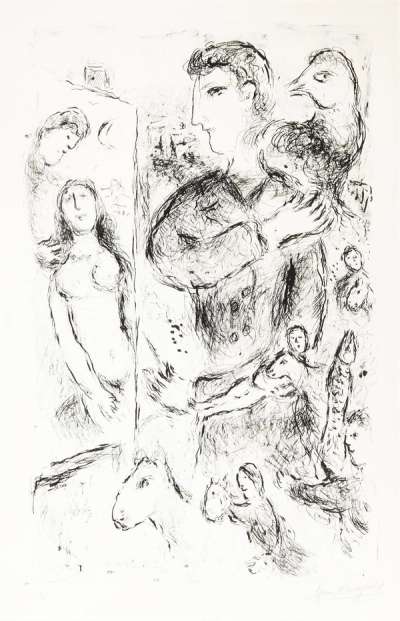 Création - Signed Print by Marc Chagall 1980 - MyArtBroker
