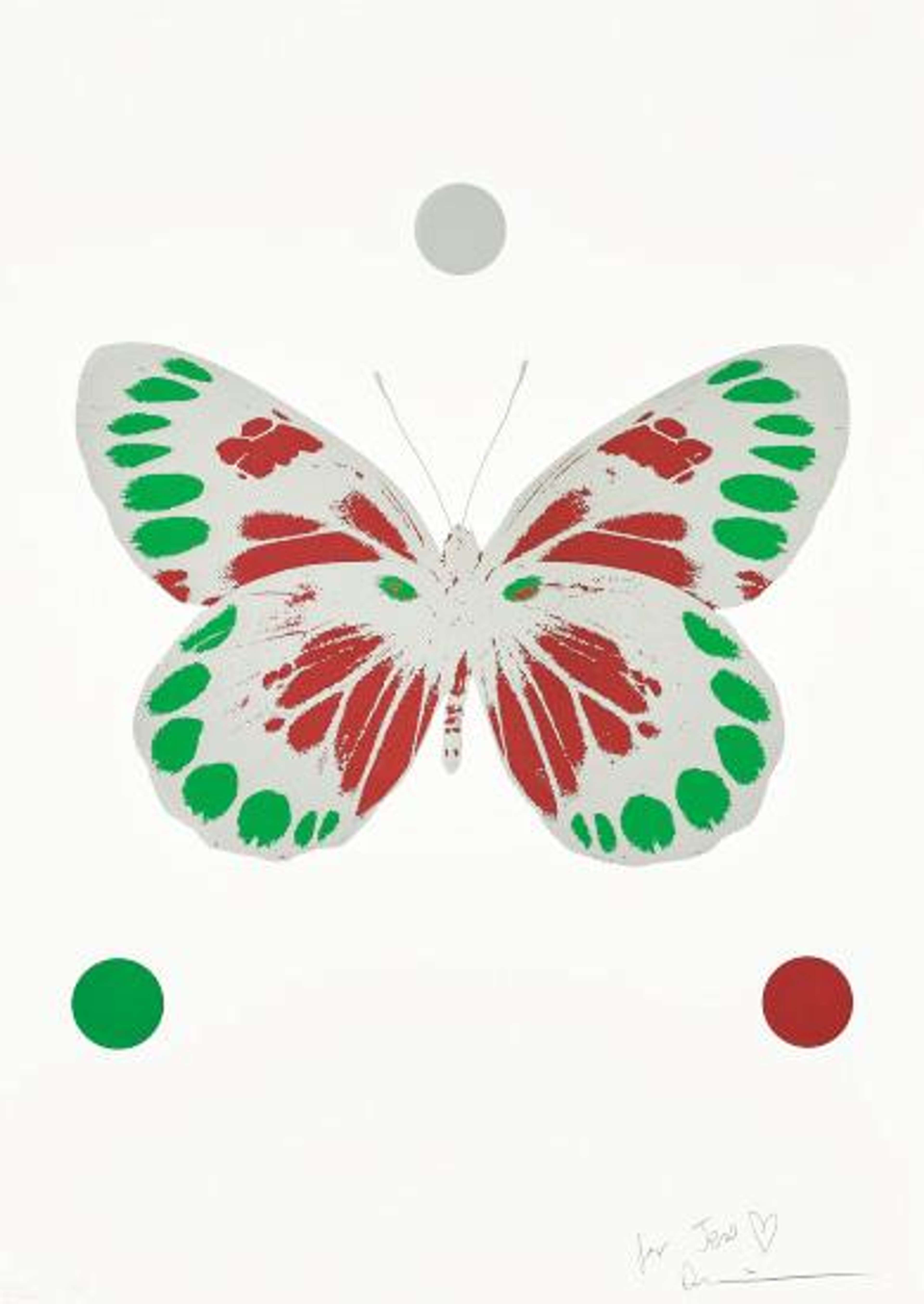 Science Xmas Butterfly Print - Signed Print by Damien Hirst 2010 - MyArtBroker