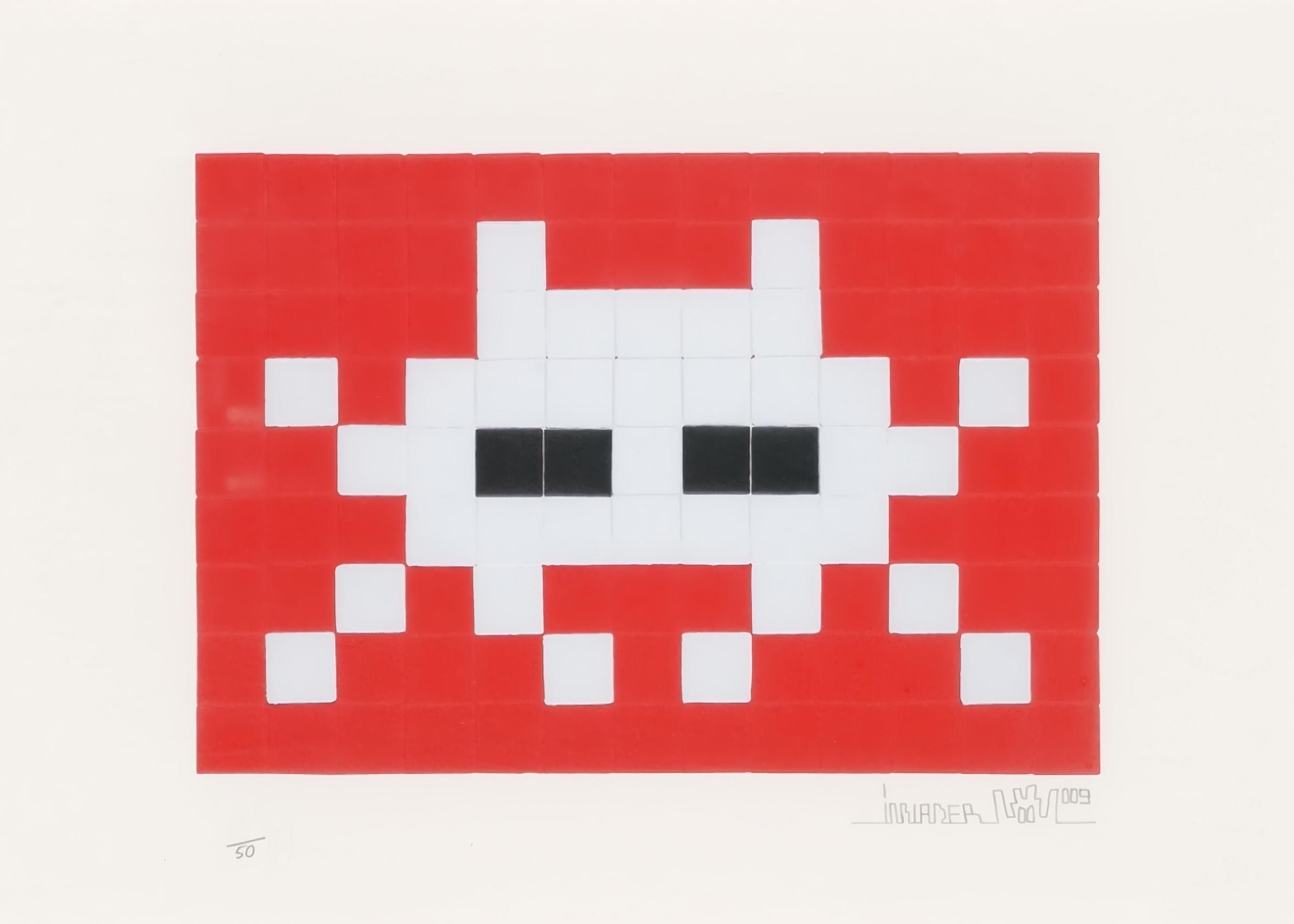 寶BE-441 レア！space invader キャディバッグ レッド 寶BE-441 レア！space invader キャディバッグ レッド Space