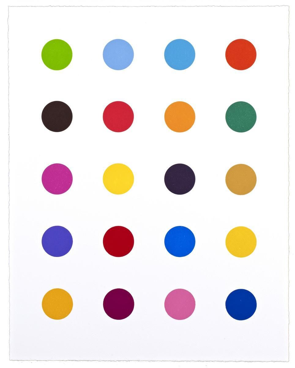 Damien Hirst Benzyloxyurea (Signed Print) 2011