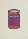 Banksy: Soup Can (purple, orange and blue) - Signed Print