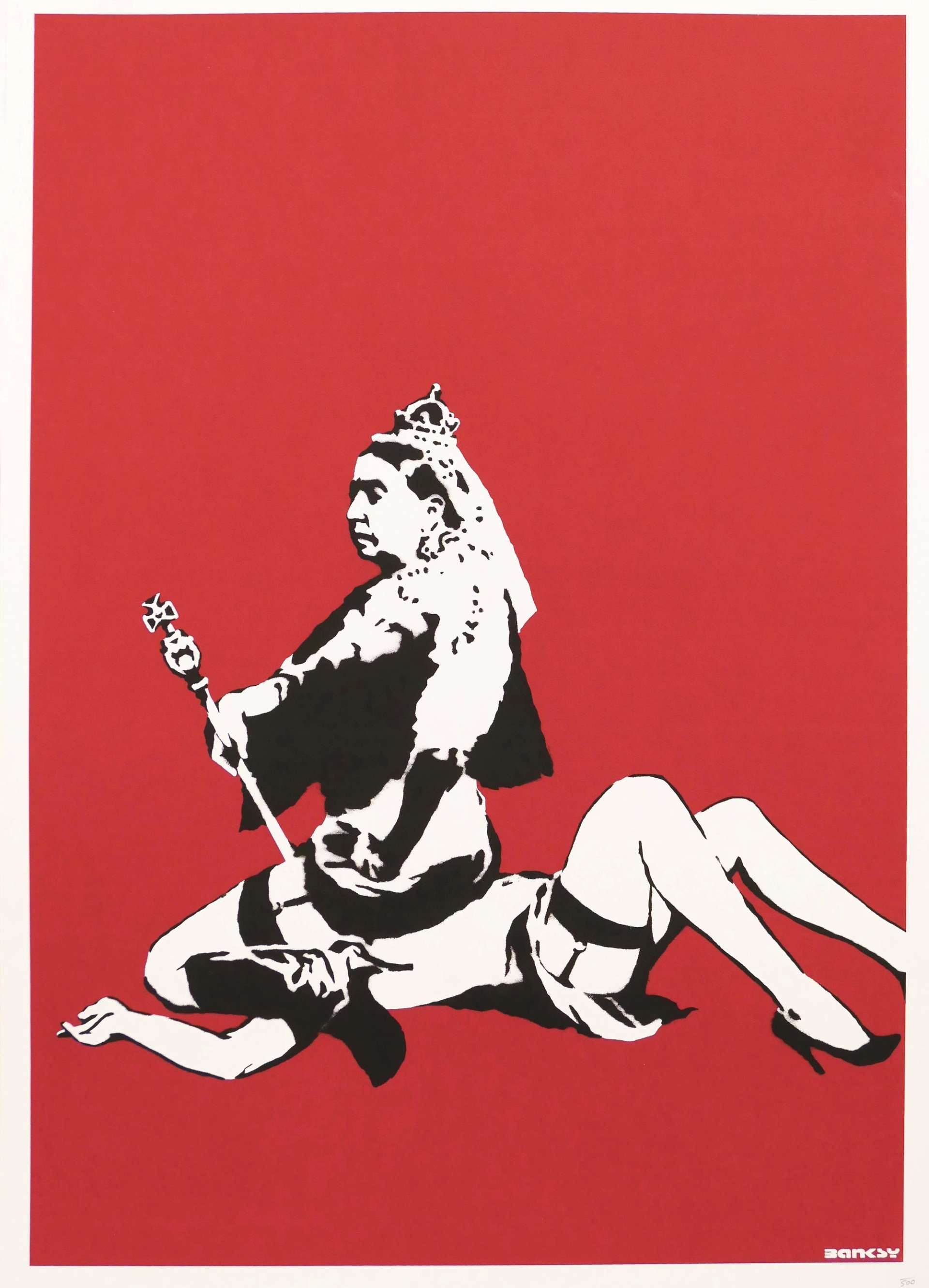 Queen Victoria by Banksy- MyArtBroker