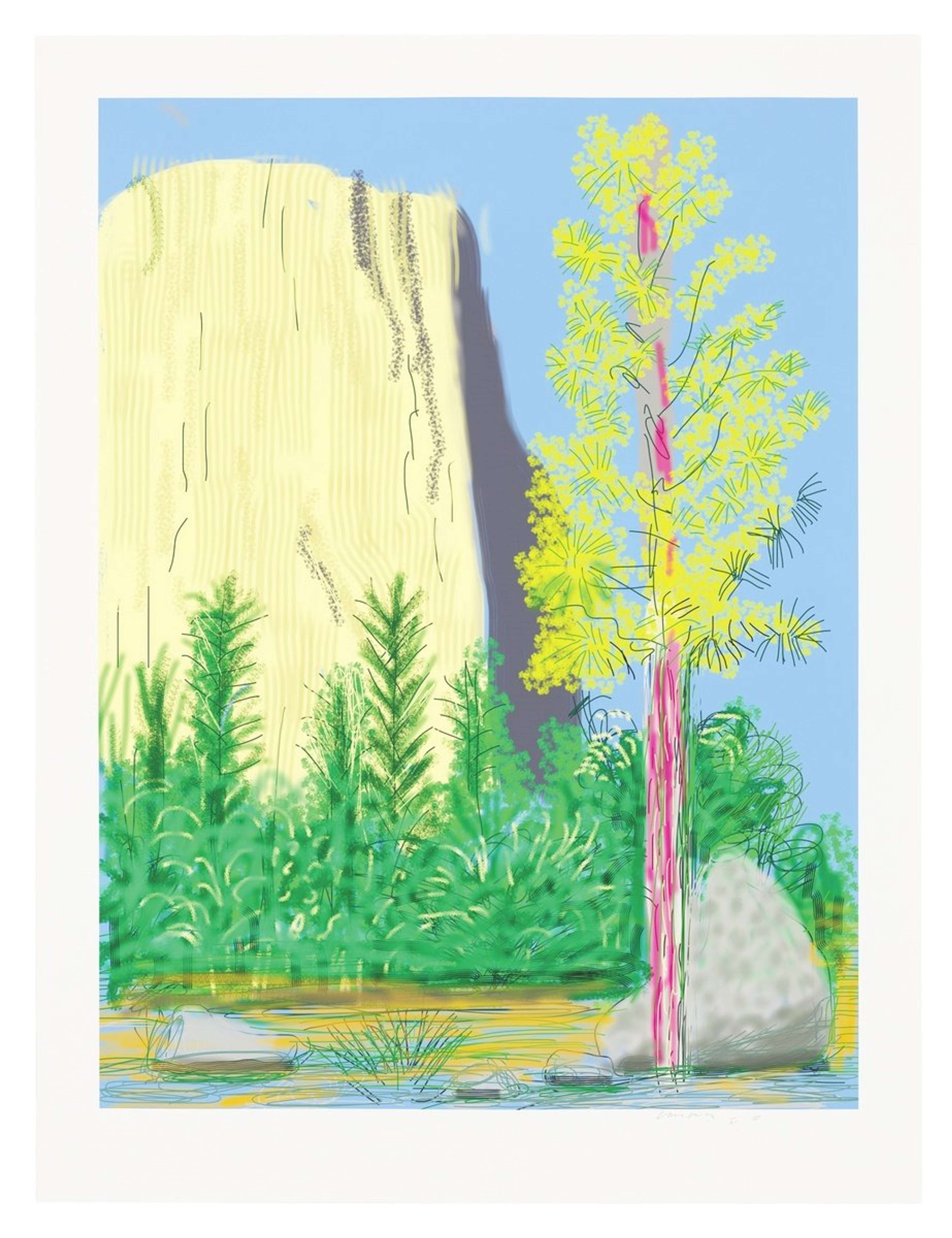 The Yosemite Suite 22 by David Hockney