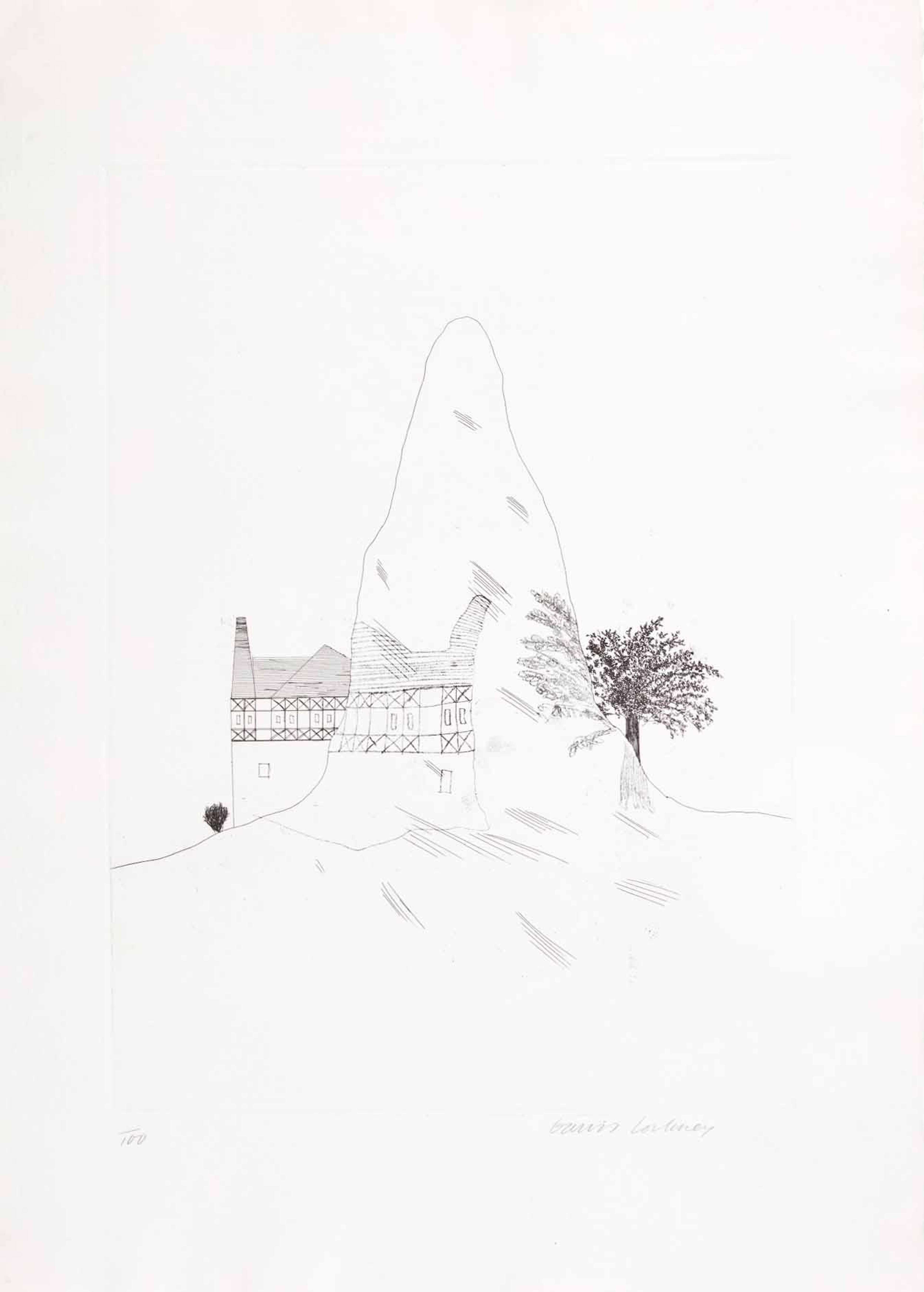 The Glass Mountain - Signed Print by David Hockney 1969 - MyArtBroker