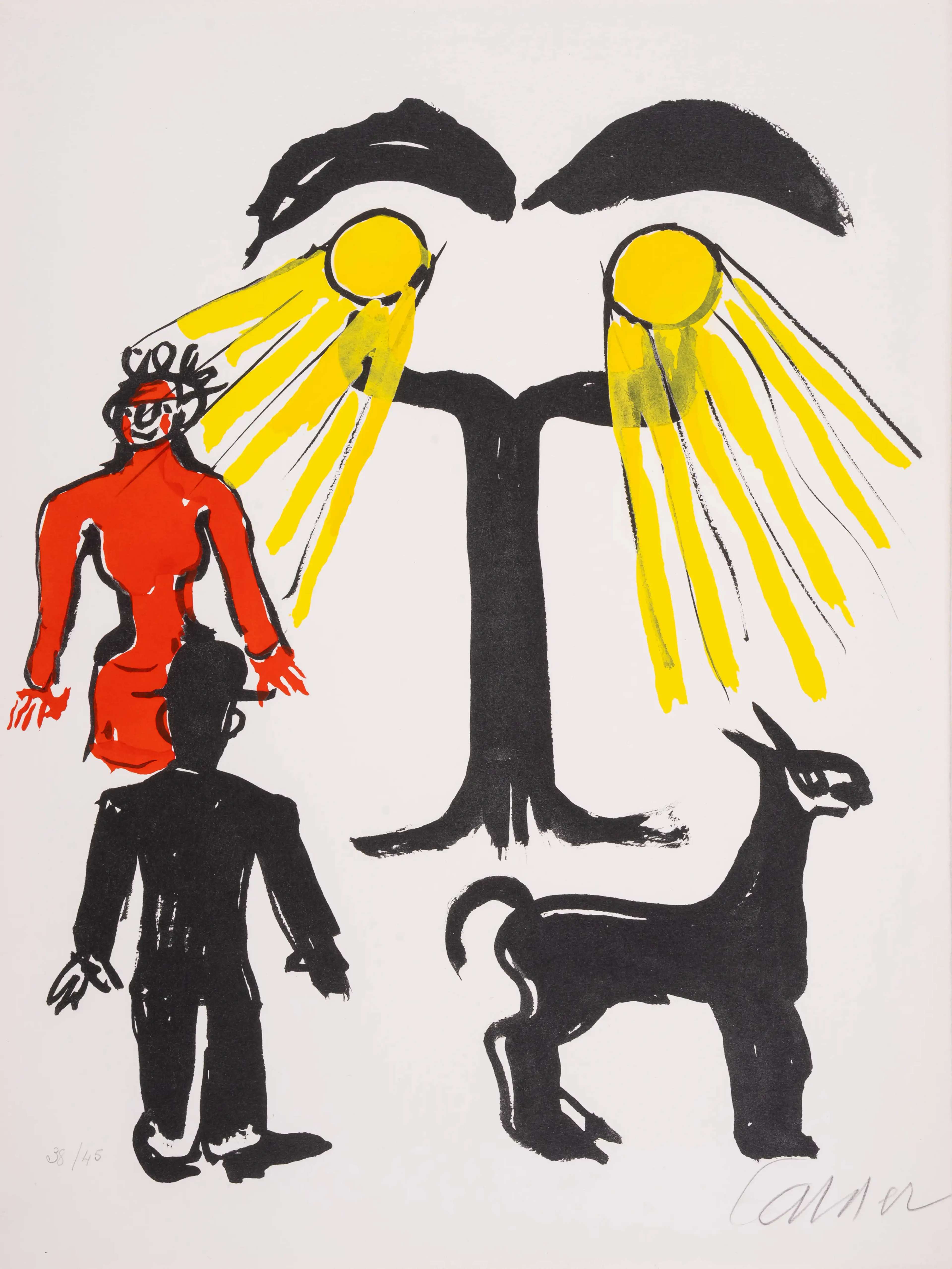 Hollywood: A Tribute To Cinema - Signed Print by Alexander Calder 1975 - MyArtBroker