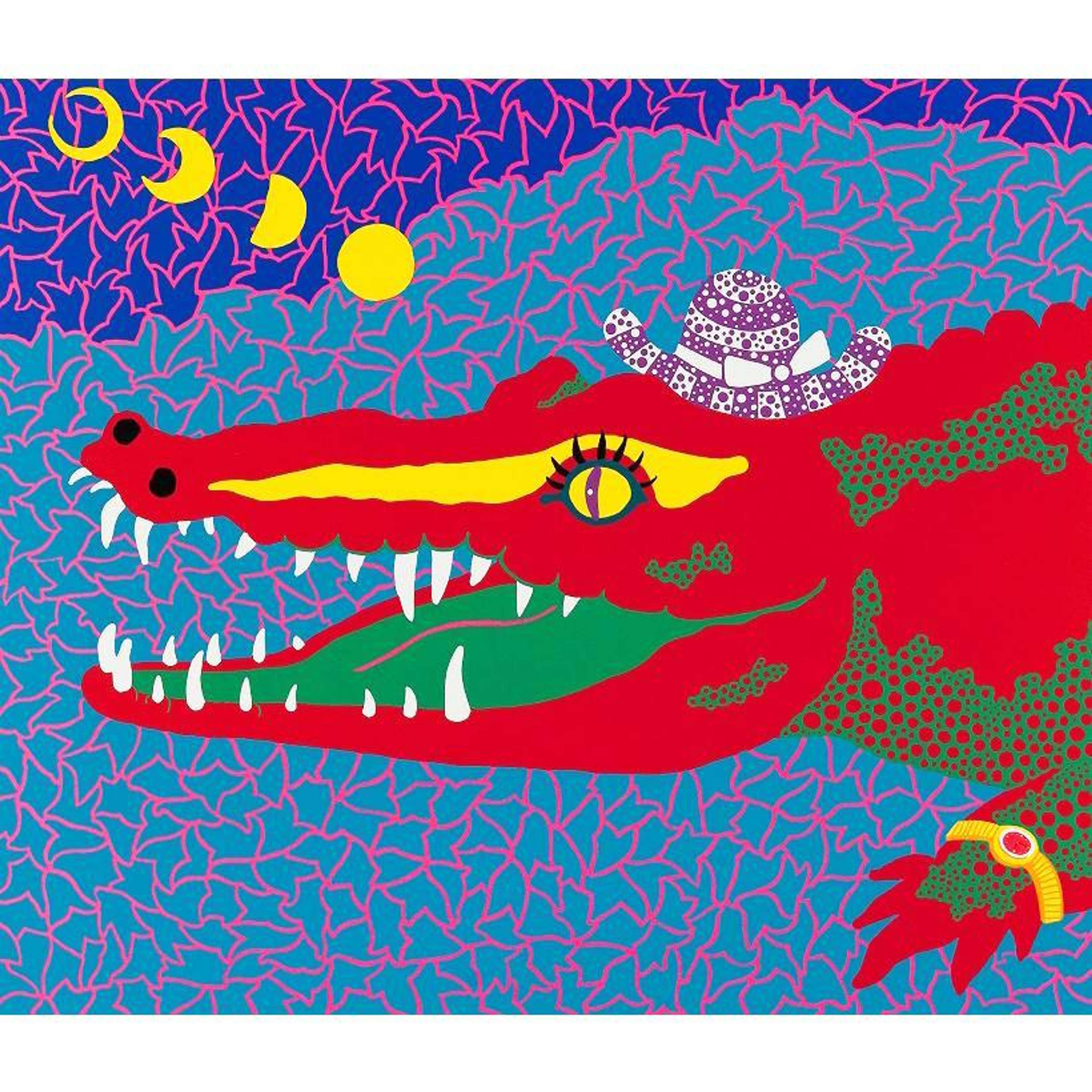 Lunar Eclipse - Signed Print by Yayoi Kusama 1989 - MyArtBroker