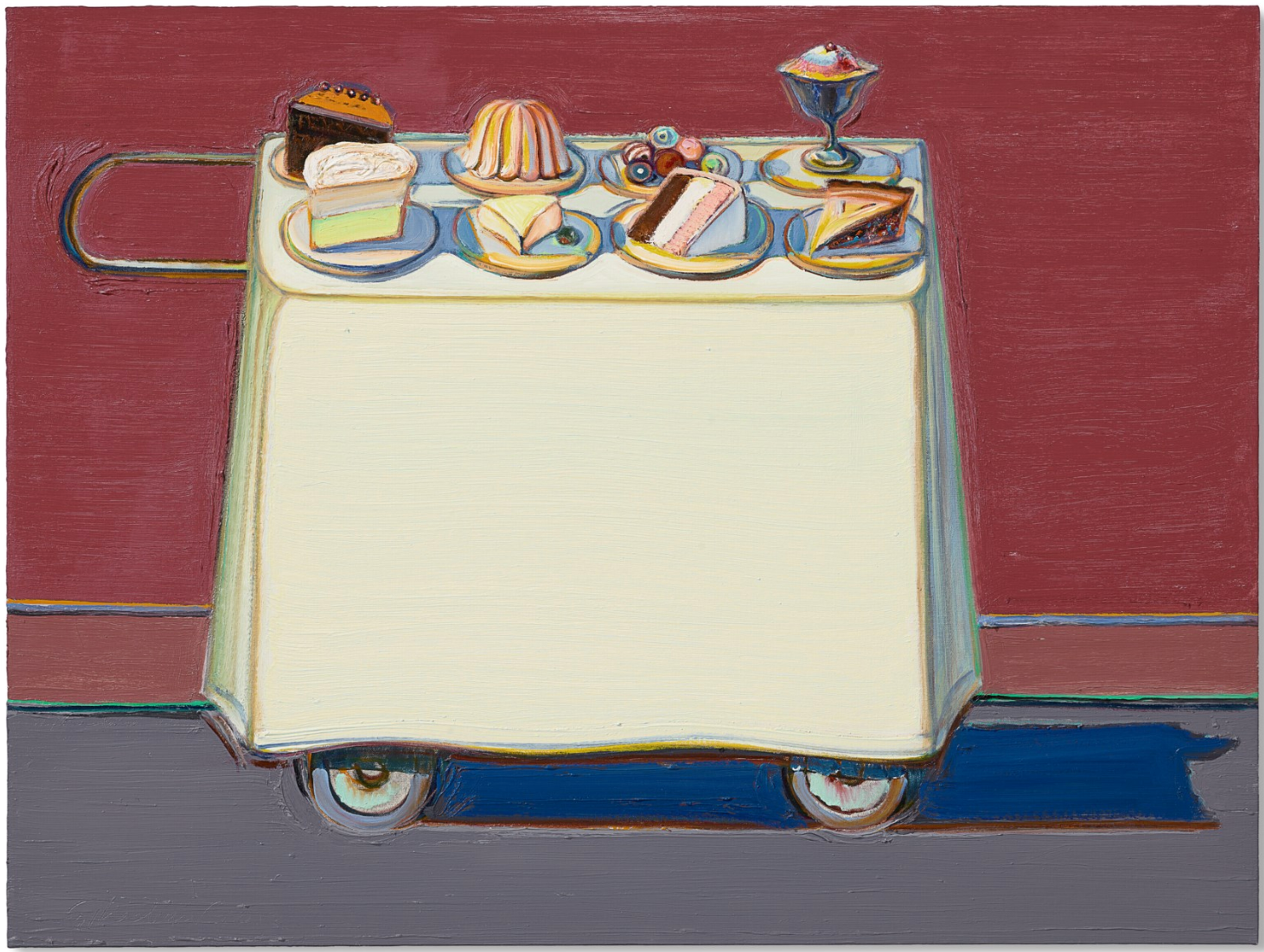 Café Cart by Wayne Thiebaud - Christie's 