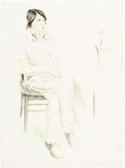 David Hockney: Yves Marie - Signed Print