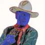 Andy Warhol: John Wayne (blue) - Signed Print