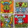 Keith Haring: Andy Mouse (complete set) - Signed Print