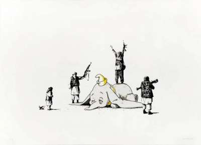 Banksy: Dumbo - Signed Print