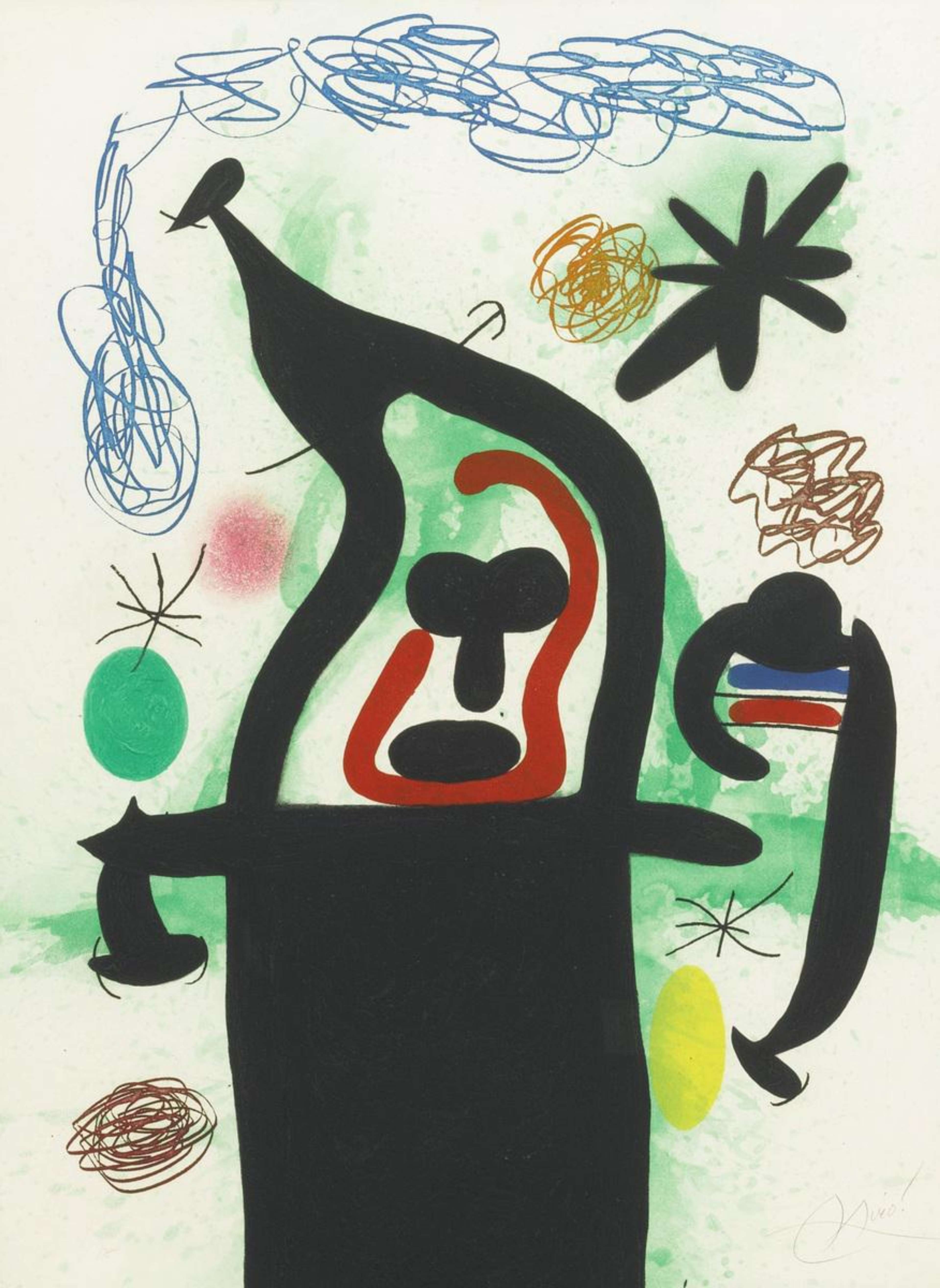 La Harpie - Signed Print by Joan Miro 1969 - MyArtBroker