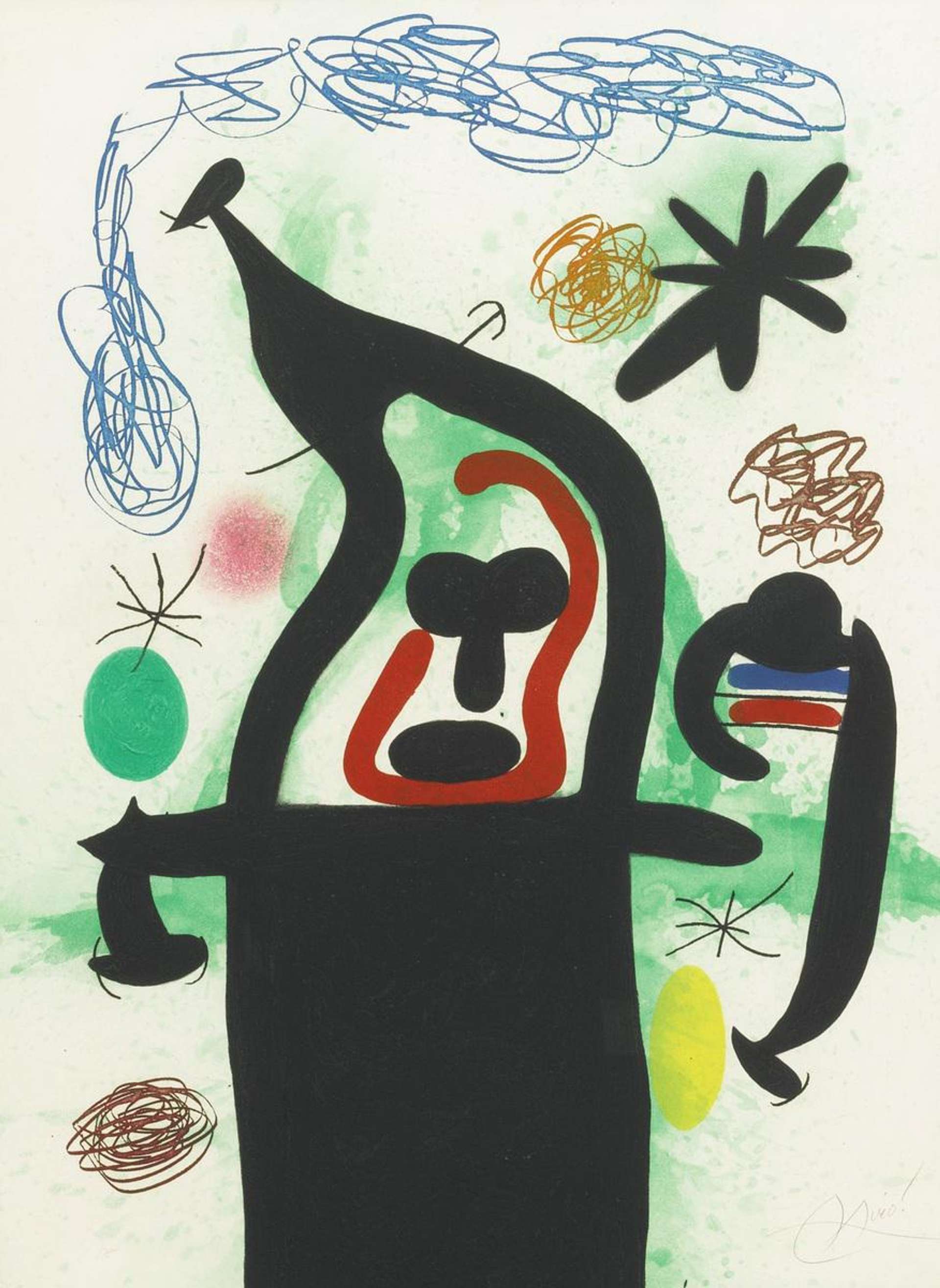 La Harpie - Signed Print by Joan Miró 1969 - MyArtBroker