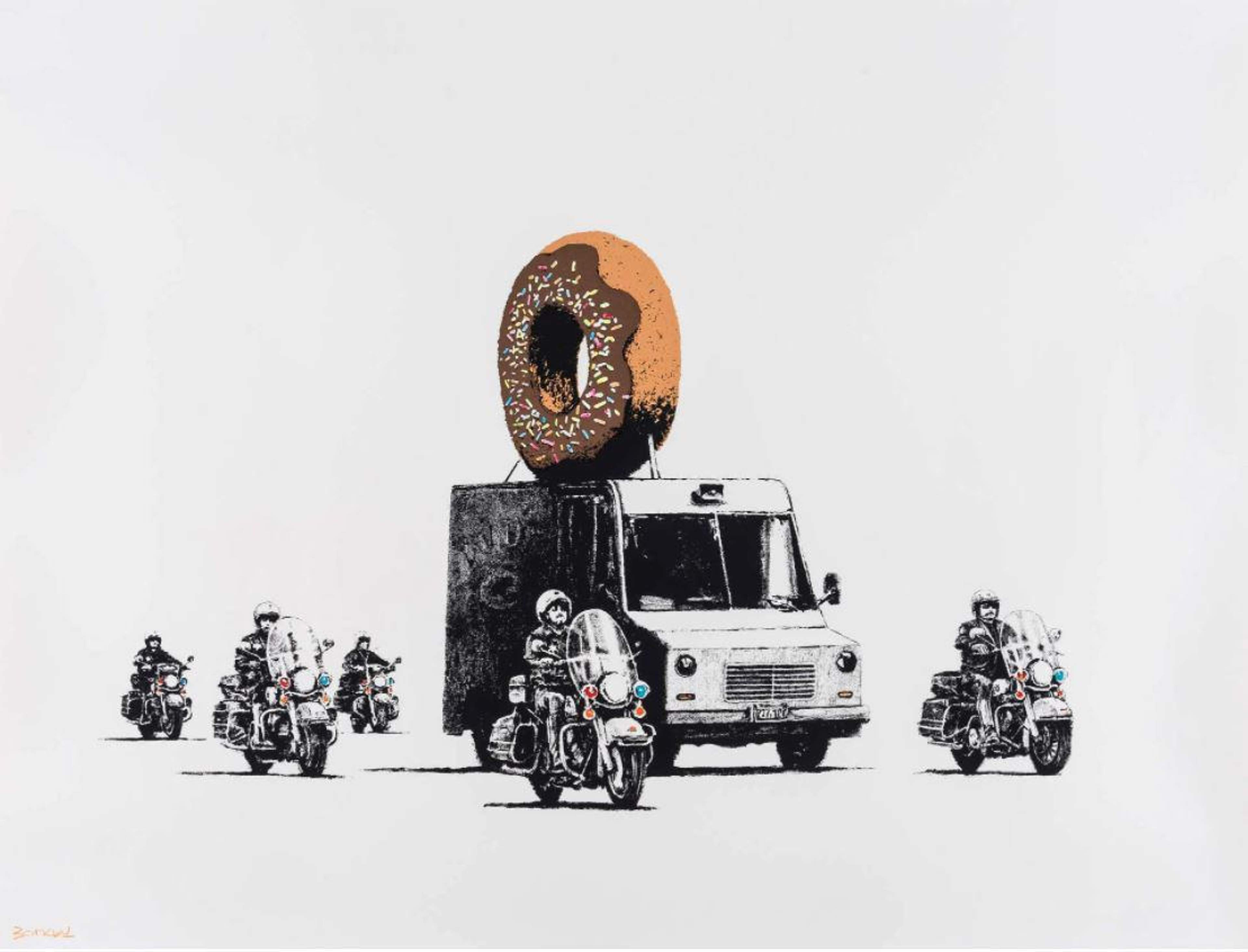 Donuts  Chocolate (special edition) - Signed Print