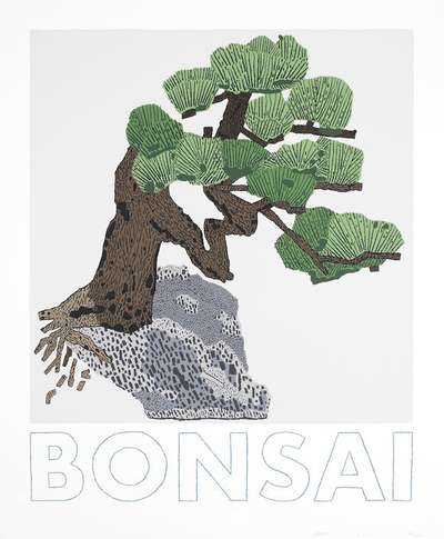 Bonsai - Signed Print by Jonas Wood 2022 - MyArtBroker
