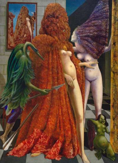 Dressing The Bride - Signed Print by Max Ernst 1973 - MyArtBroker