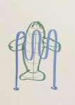Dolphin (bicycle rack) - Signed Print