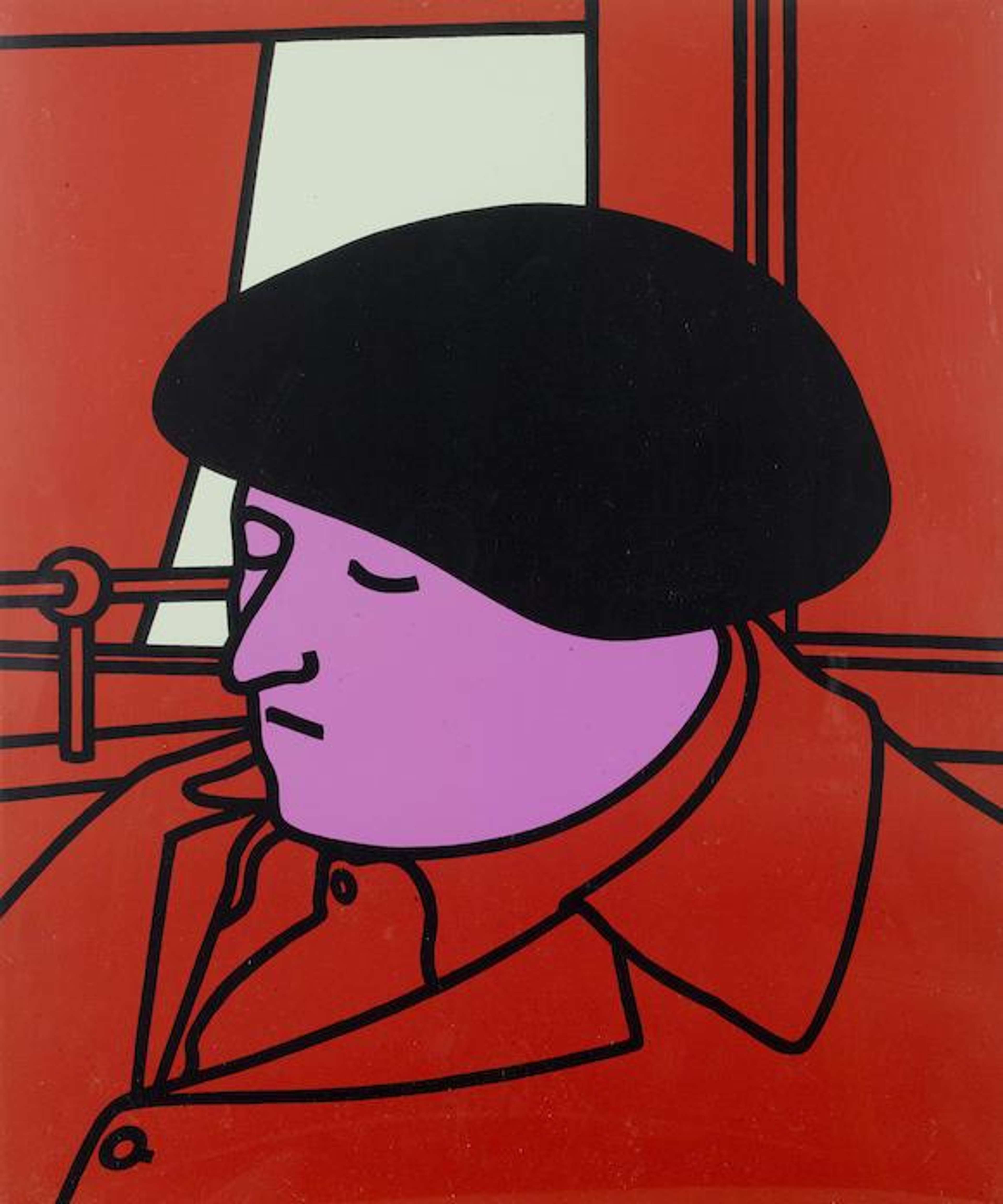 Portrait Of A Frenchman - Signed Print by Patrick Caulfield 1971 - MyArtBroker