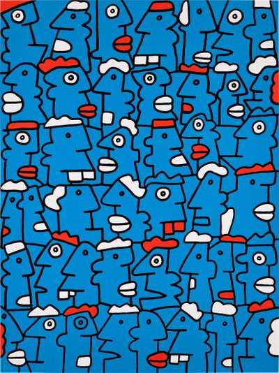 Fast Form Manifest - Signed Print by Thierry Noir undefined - MyArtBroker