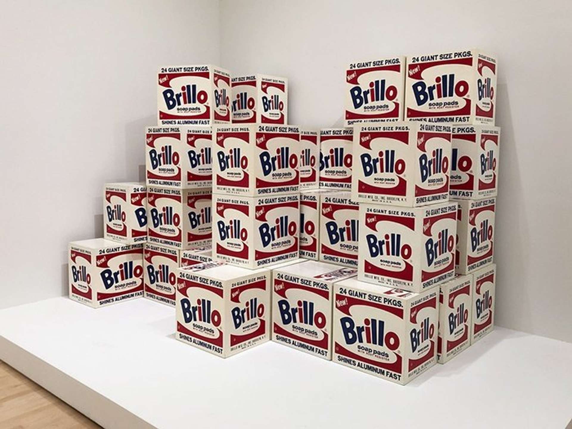 Brillo Boxes by Andy Warhol