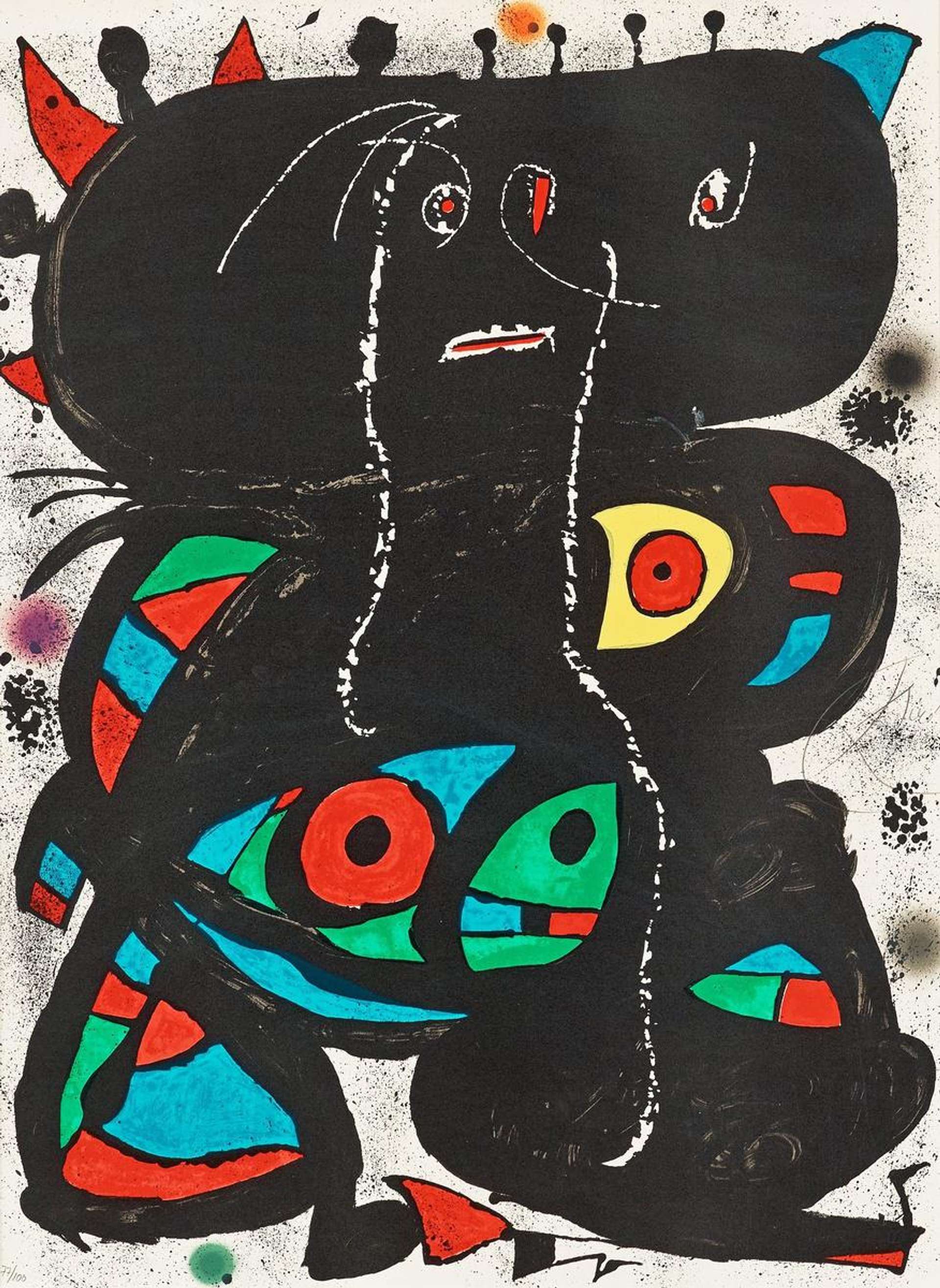 Hommage Aux Prix Nobel - Signed Print by Joan Miró 1976 - MyArtBroker