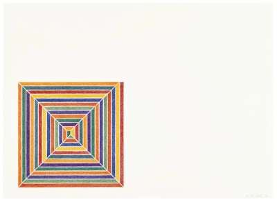Line Up - Signed Print by Frank Stella 1973 - MyArtBroker