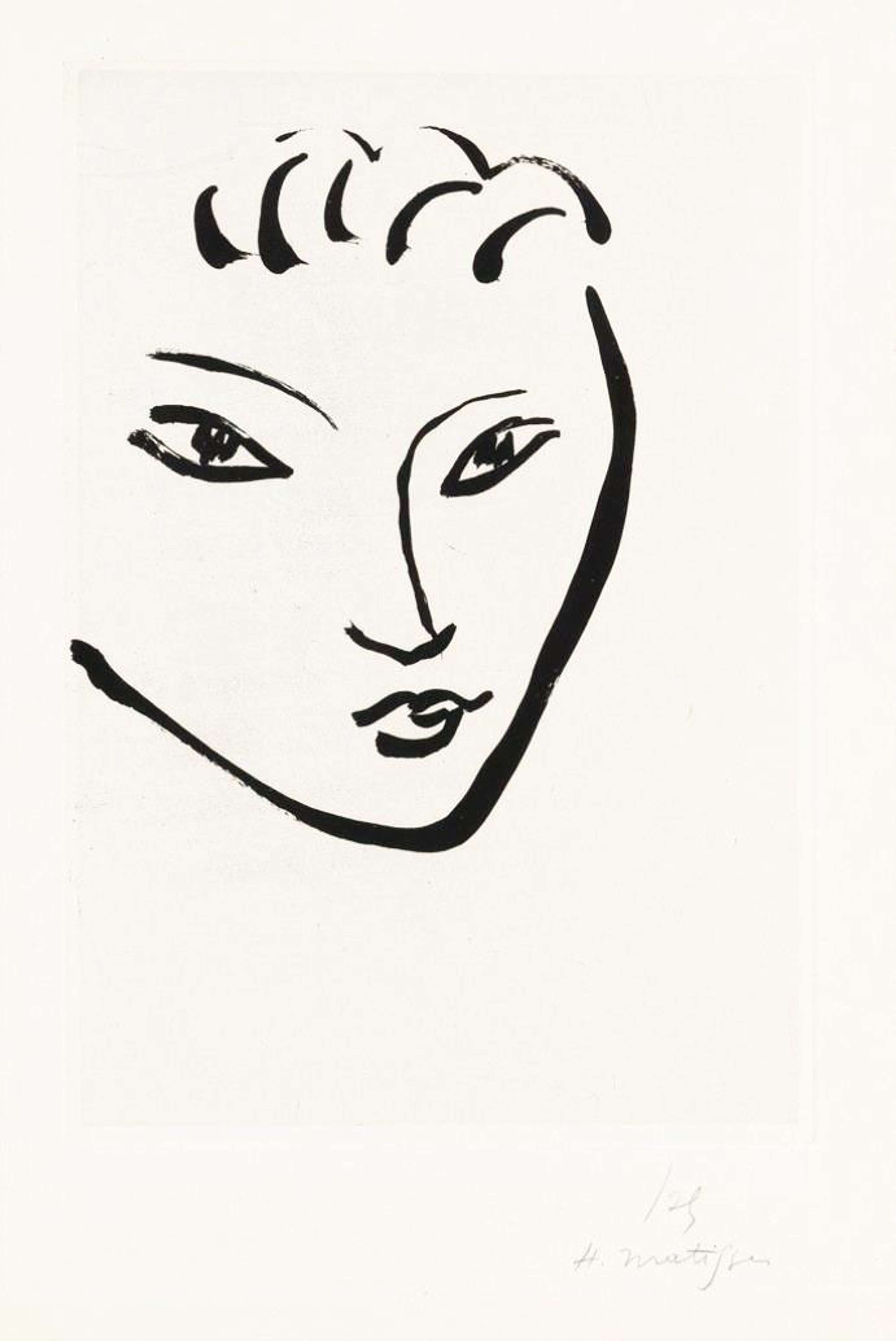 Tête De Jeune Garçon (Masque) - undefined by Henri Matisse 1946 - MyArtBroker