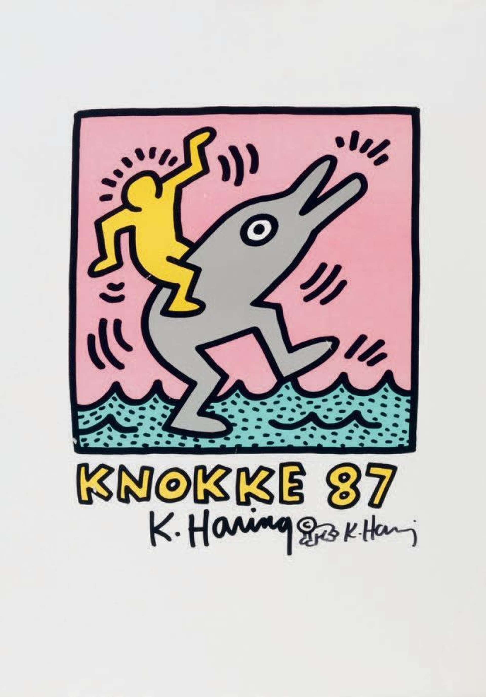 Knokke - Signed Print by Keith Haring 1987 - MyArtBroker