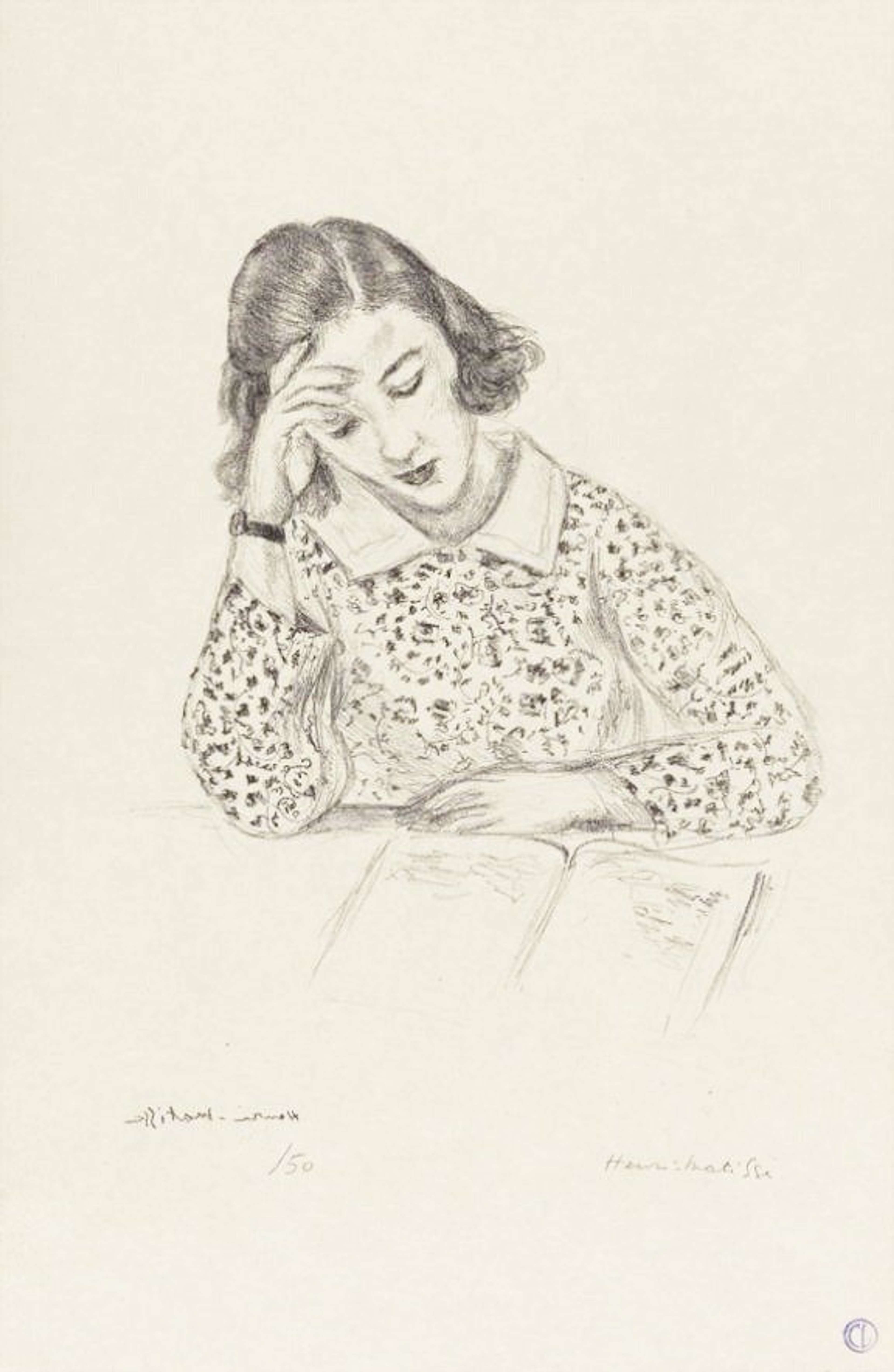 Petite Liseuse - undefined by Henri Matisse 1923 - MyArtBroker