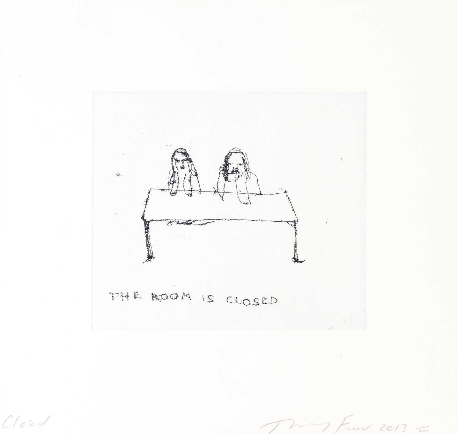 The Room Is Closed Signed Print by Tracey Emin | MyArtBroker